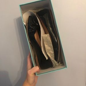 Kate Spade Black Patent Leather Flats